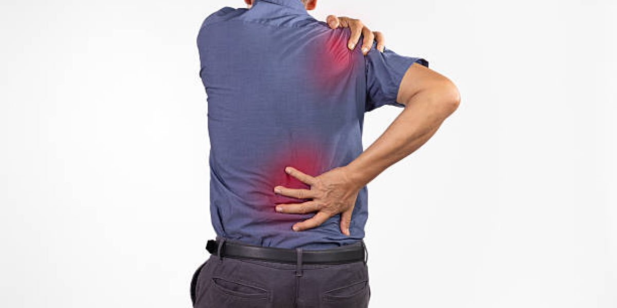 Senior man feeling shoulder ache because Rotator cuff tendinitis.